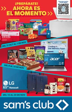 Cuponera SAM'S CLUB MX | Ofertas del 31 OCT al 7 NOV 2024